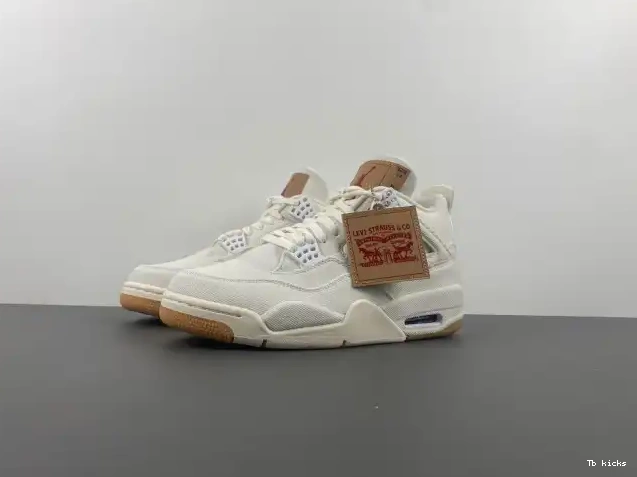 Cheap TBK Levi's AO2571-100 Air 'White' x 4 Jordan 0502